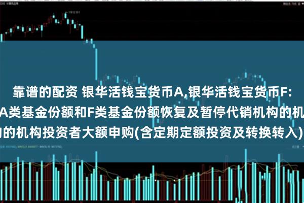 靠谱的配资 银华活钱宝货币A,银华活钱宝货币F: 银华活钱宝货币市场基金A类基金份额和F类基金份额恢复及暂停代销机构的机构投资者大额申购(含定期定额投资及转换转入)业务的公告20250714